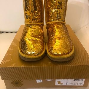 UGG GOLD SPARKLE CLASSIC
